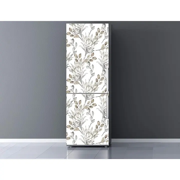 Oedim Pegatinas Vinilo para Frigorífico Ramas Secas | 200x70cm | Adhesivo Resistente | Pegatina Adhesiva Decorativa de Diseño Elegante - 1