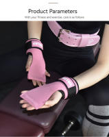 1Par De Cinturones Ajustables Para Muñeca De Levantamiento De Pesas Guantes De Fitness Para Hombres Y Mujeres Protección De Mano Para Pesas Y Pull-up Color Variado Tamaño Libre - details 5