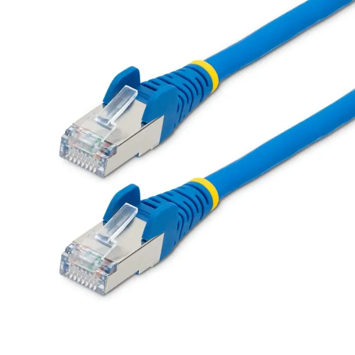StarTech.com - Cable de 2m de Red Ethernet CAT6a - Azul - Low Smoke Zero Halogen (LSZH) - 10GbE - 500MHz - PoE++ de 100W - Snagl NLBL-2M-CAT6A-PATCH - 1