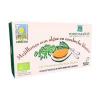 Mejillones con algas en escabeche blanco pack 3 unidades. Porto Muiños - details 0