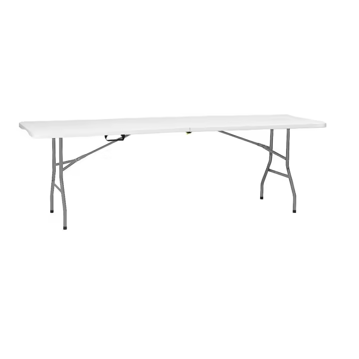 Alqbaio Mesa de Polietileno Plegable Blanca Catering - 1