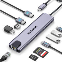 Lemorele Estación de Acoplamiento para Portátiles USB C 11 en 1 con Doble Monitor - details 1