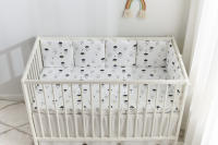 LALA - Ropa de Cama para Cuna de Bebe, ropa de Cama para recien nacidos, Valla anticolisión para Bebe, Algodón Puro, Nue, 30x30x6, Pieza Entra Lavada. - details 3