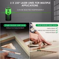 Nivel Láser Automático Con Haz Vertical Y Cobertura De 150° Selección De Líneas Láser Tipo-C Carga Compatible Con Batería Li-ion 2600mAh - details 2