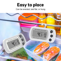 Termómetro Digital Para Nevera Con Gancho Monitor De Temperatura LCD Indicador Antihumedad Para Refrigerador Y Congelador - details 1