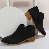 SP Zapatos de mujer de talla Grande otoño 2012 Botas de ante para Mujer Botas Chelsea Martin para Mujer Botas Cortas y Botas desnudas de estilo Británico, - details 2