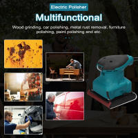 Bricolaje Herramienta Eléctrica 230W Sastre Sándwich Multifuncional Para Madera Metal Pulido Y Lijado Máquina De Polvo Y Lijado - details 4