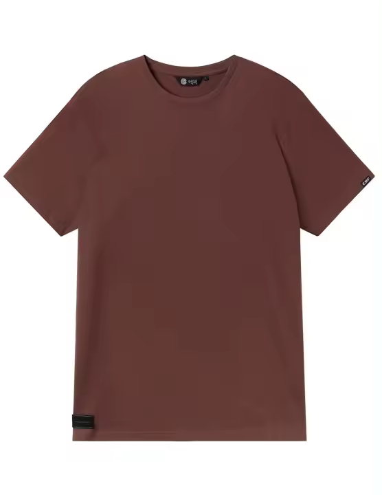 CLEAN CONFUSION BROWN TSHIRT - 1