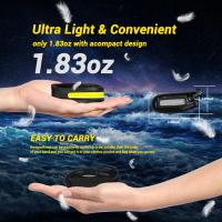 Linterna Frontal LED Con Sensor Rechargeable USB 1-20 Pack Batería Integrada Para Camping Pesca Y Actividades Al Aire Libre Impermeable Con Modos De Luz Diversos - details 7