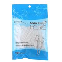 100Pcs Palillos De Dientes Interdentales Cuidado Oral Higiene Dental Flosser Picks Plástico No Eléctricos Sin Olor - details 6