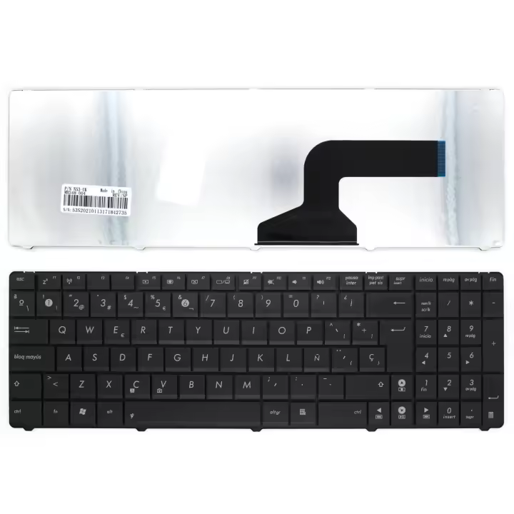 TECLADO PARA PORTÁTIL ASUS X55U 0KNB0-6204SP00 AENJ2P01210 - 1