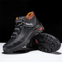 FLYLAND Zapatos Casuales De Cuero Clásico Para Hombres Botas De Tobillo De Negocios Y Conducción Moda Suela De Goma Transpirables Y Aumentan La Altura - details 11
