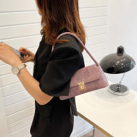 Bolso De Hombro Para Mujer Moda Versátil Pequeño Cuadrado PU Con Patrón De Piedras Bolsa De Mala Suerte Estilo Vintage Para Fiestas - details 6