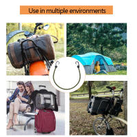 4pcs/set Cordel Elástico Engrosado Para Acampar Cuerda De Ajuste Para Sujeción De Tentación Y Empaque De Maletas 60cm Duradero - details 5