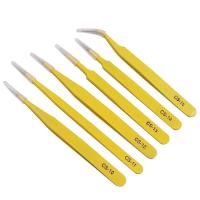 Juego De Pinzas De Acero Inoxidable Anti-estático Para Reparación De Teléfonos Móviles Y Electrónicos Pinza Para Cejas Y Pestañas - details 0