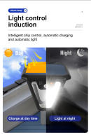 Spotlight Solar Exterior 5500K Luz De Jardín Decorativa Para Patio Yard Lámpara De Pared Solar Con Inducción Luz De Suelo Para Jardín Moderna IP65 ABS Batería De Litio - details 9