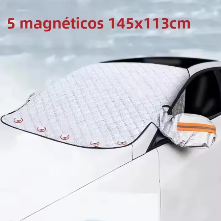 Cubierta De Ventorno De Coche Grande Magnético Invierno Escudo De Nieve Antifricción Para Ventanas Frontales Automóviles - 1