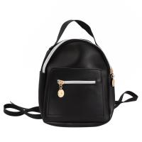 Mochila Mini Para Mujer De Cuero PU Multifuncional Bandolera Pequeña Color Sólido Fresco Bolsa De Hombro Para Teléfono Móvil - details 10