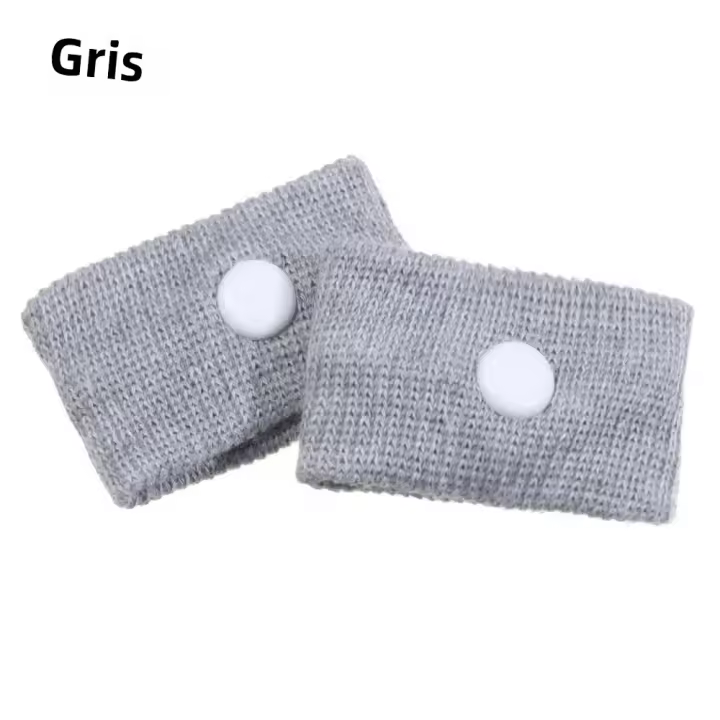 2PCS Anillas De Seguridad Deportivas Soporte Para Muñeca Anti Motion Sickness Y Náuseas Universal Para Mayores De 13 Años Material Poliéster - 1