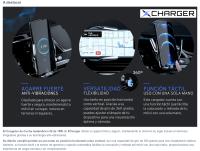Cargador Inalámbrico para Coche QI 15W XCharger - Carga Rápida, Sensor de Apertura y Sujeción Automática - Compatible con iPhone, Android, Huawei, Samsung, Xiaomi y Otros - Incluye Accesorios - details 5
