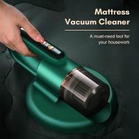 Aspirador portátil para Cama de coche, eliminador de ácoches domésticos, succión UV, inteligente, Pequeño, verde oscuro - details 2
