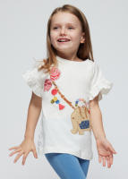 CONJUNTO DE CAMISETA + LEGGINS DENIM DE NIÑA - MARCA MAYORAL. - details 3
