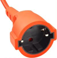 Cable Alargador, prolongador de corriente, 5m, 10m, 15m, 20m y 30m , color naranja, ideal uso permanente en exterior o en obras, para uso exterior en jardines, espacios húmedos, espacios interiores e industria. - details 2