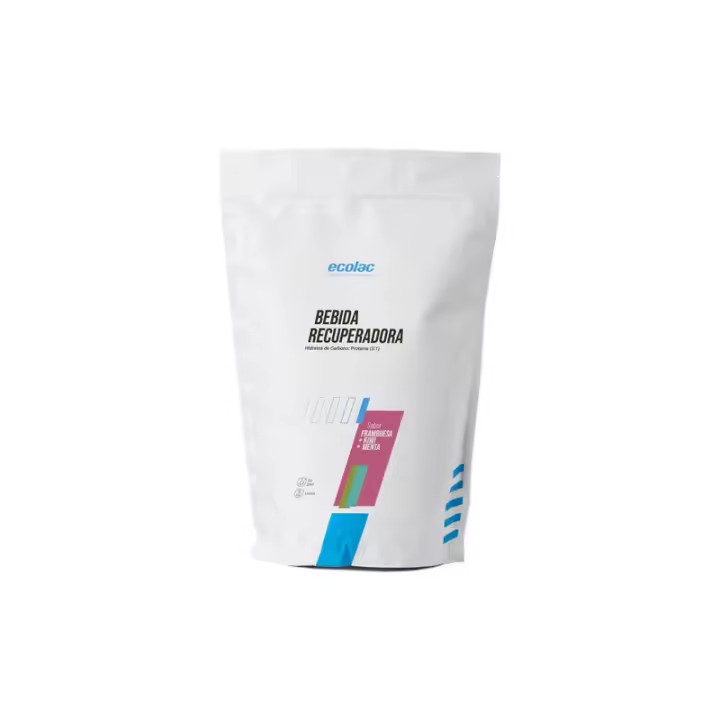 ECOLAC BEBIDA RECUPERADORA SABOR FRAMBUESA + KIWI + MENTA 1,2KG - 1