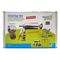 OmixTop W2 - Trampa especialmente diseñada para el control de topos de jardín y topillos en jardines y áreas exteriores. Incluye fusil, soporte, botella de aceite y 10 Cartuchos - details 0