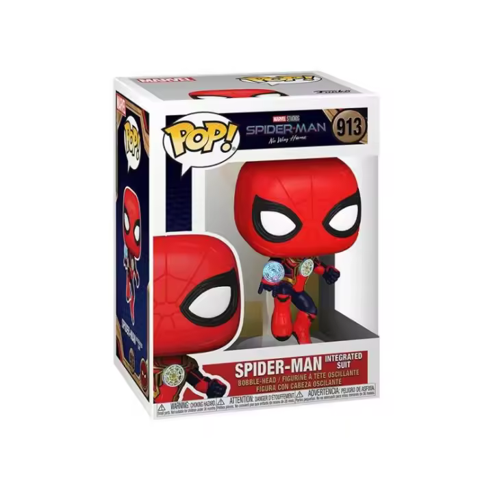 Figura Funko POP Spider-Man No Way Home Nº913 - Traje Integrado - Tamaño 9 Cm - Coleccionables Marvel - 1