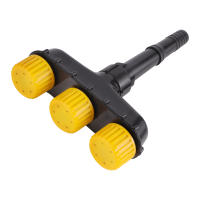 Atomizador De Gran Flujo Para Jardín Y Agricultura Regadío Ajustable Herramienta De Riego Para Pasto Y Vegetales 3/4/5/6 Maneras Tamaño 20*27.5cm Color Amarillo+ Negro - details 13