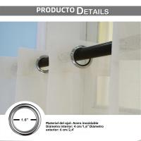 Cortinas De Voile Impermeables Para Patio Jardín Exterior Divisor De Yarda Gazebo Pergola Panel De Tules Malla Transparente Para Ventanas Modernas - details 4