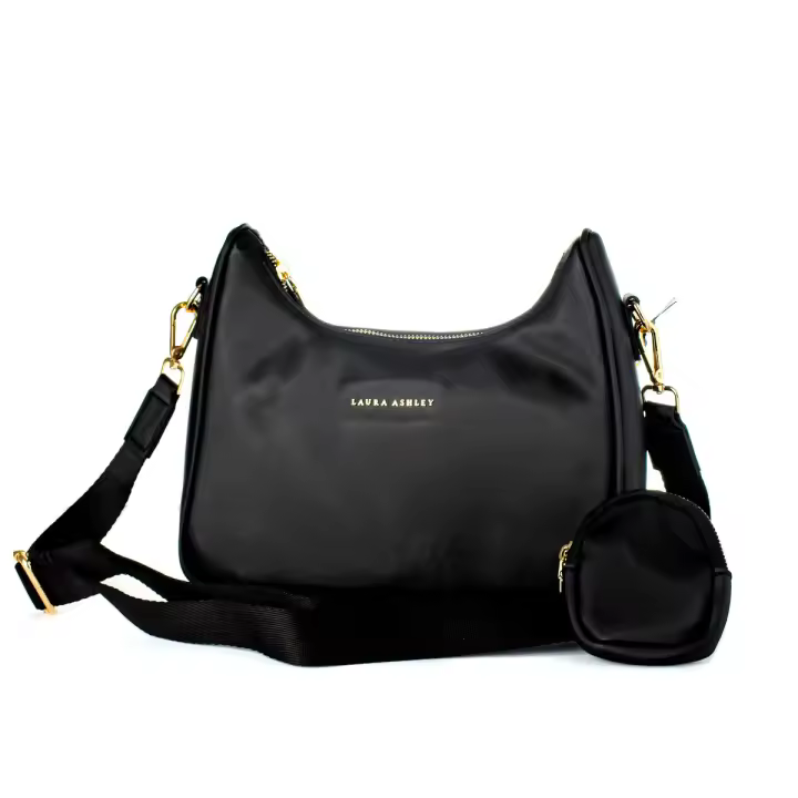 Bolso Mujer Laura Ashley CLARENCE-NOIR Negro 25 x 20 x 10 cm - 1
