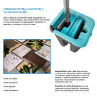 Mopa Extraplana con Cubo Escurridor Nyana Home - Limpieza Eficiente y Sin Esfuerzo - details 2