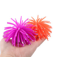 Planta De Coral Artificial De Silicona Para Acuario Decoración Marina Colorida Adorno Acuático Para Tanque De Peces - details 0