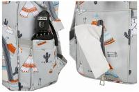 Bolso De Diaper Para Bebé Grande Capacidad Bolsa De Viaje Para Mamá Embarazada Con Asa Para Carrito De Compras Cierre De Cremallera Nylon Resistente Al Agua - details 8