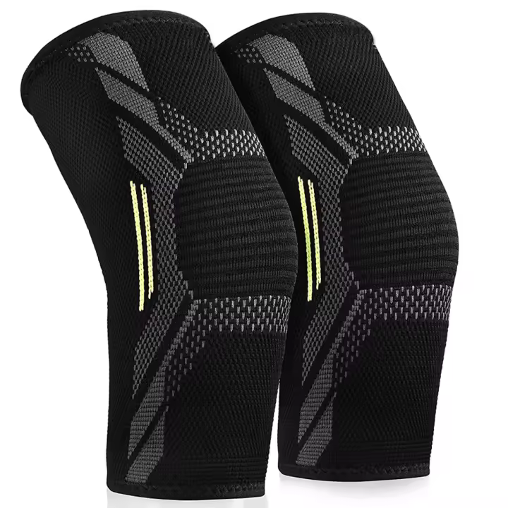 Coderas deportivas de punto para ejercicio, levantamiento de pesas y almohadillas de alivio para apoyar la tendinitis - 1
