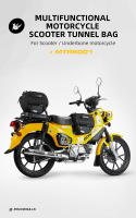 Bolsa De Tanque Universal Para Motocicleta Yamaha X-Max T-MAX N-MAX C400X GT C650GT Bolsa De Almacenamiento Y Herramientas Bolsa De Sillín Trasero De Alta Densidad Poliéster 900D - details 0
