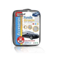 Banner - Funda para coche impermeable a Prueba de Polvo Anti-UV Talla M gris para interior