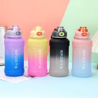Taza Deportiva Portátil De Plástico 1300ml Con Pajita Cambio De Color Tetera Frosted Para Adultos Adecuada Para Senderismo - details 1