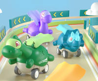 Coche De Dinosaurio Con Capa Para Niños Juguetes Educativos Para Boys Halloween Y Navidad Regalos Material De Plástico Sin Batería Adecuado Para Edad 7-12 - details 0