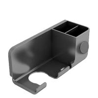 Soporte De Secador De Pelo Para Pared Organizador De Cepillos Estante De Almacenamiento De Baño Material ABS Montado En La Pared - details 3