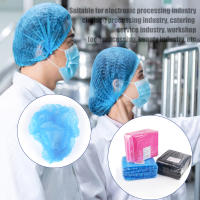100 PCS Tapones De Tela No Tejida Desechables En Colores Blanco Rosa Negro Y Azul Accesorios De Belleza Para Spa Y Peluquería - details 4