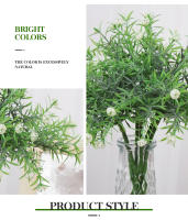 5PCS Grama Artificial De Invierno Blanca Con Corazón De Manzanita Decoración Para Bodas Y Jardines Exteriores Verde Silken - details 3