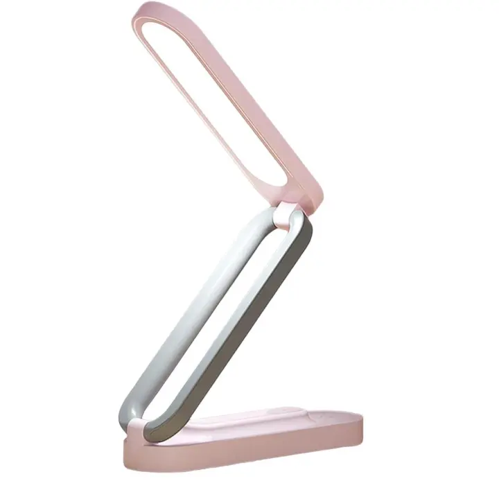 Lámpara LED de escritorio Plegable con rotación de 180°, Lampara de Noche inalambrica con Luz regulable en 3 modos, Luz recargable con protección de ojos - 1