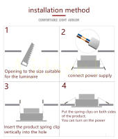 Spot LED Bajo 220V Tres Colores Ajustables 5W 7W 9W 12W 15W Luz De Techo Revestida En Aluminio Blanco Frío Y Cálido - details 16