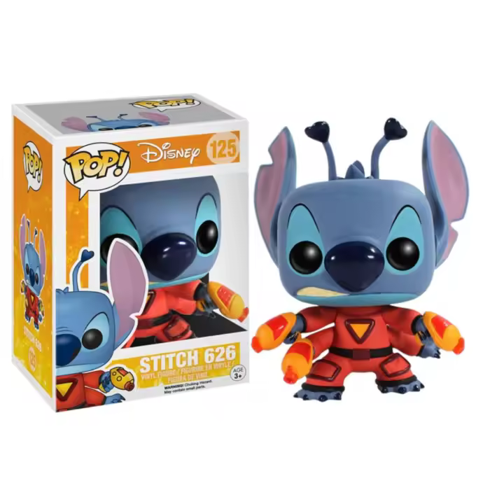 Funko Pop! Disney, Stitch experimento 626 - Lilo and Stitch - EXCLUSIVO - Figura de Vinilo Coleccionable - Idea de Regalo- Mercancia Oficial - Juguetes para Niños y adultos - MR POPYE - 1