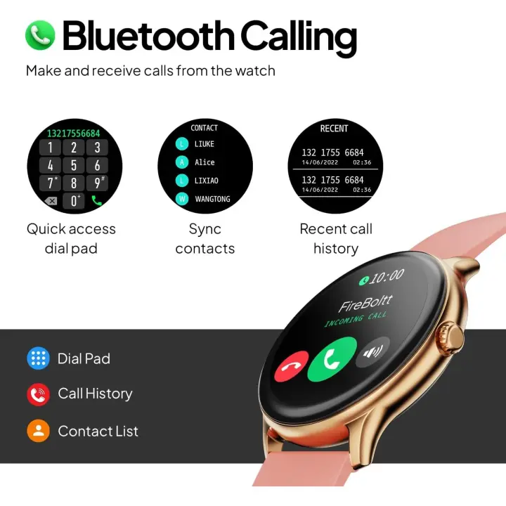Reloj Inteligente Pantalla de 3.89cm, Batería de 650Mah, Impermeable IPX8, Seguimiento Deportivo, 100+ Modos de Ejercicio, Función de Llamada, Carga USB-Marca - 1