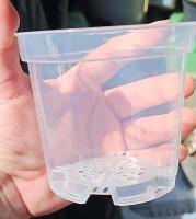 Juego De 5 Macetas De Cultivo Transparentes De Plástico Con Agujeros Para Drenaje Tamaños Variados Para Plantas Y Semillas - details 4