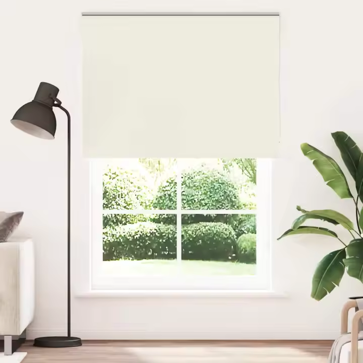 Estor Enrollable Opaco Blanco Roto 155x210cm Tela Ancho 151,6cm - 1